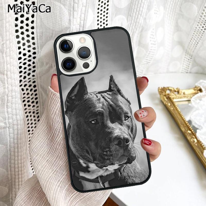 Pit Bull Lovely Pet Dog Pitbull Phone Case Cover For iPhone 17 Air 16 15 Plus 11 12 13 14 Pro Max Shell Coque