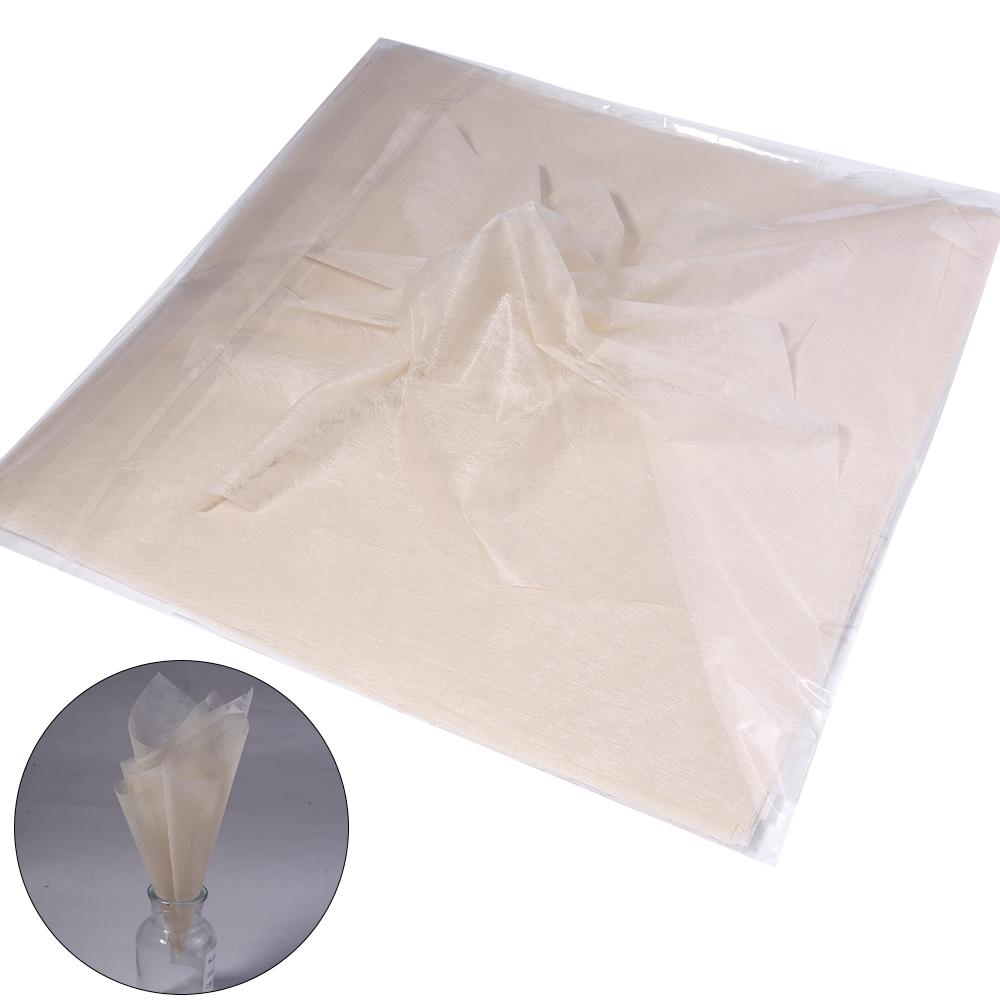 38pcs/Lot 30x30cm Extractive Flower Arrangement Wrapping Paper Cotton Flower Wrapping Lining Paper Non-woven Floral Wrapping Pap