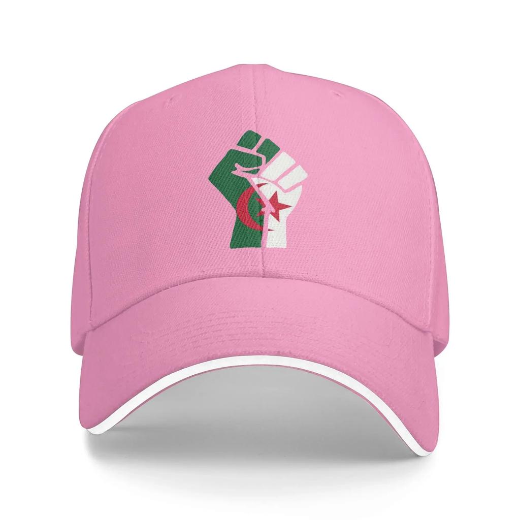 Raise Up Algeria Fight Fist Hiking Baseball Caps Women  Highend Unisex Beach Coquette Hat Hip Hop Trucker Cap