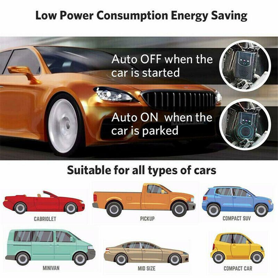 12V Car Ultrasonic Mouse Repeller Auto Under Hood Mice Rat Rodent Pest Repellent