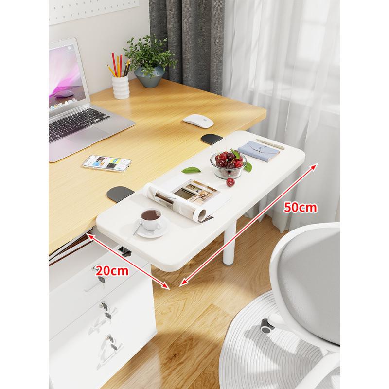 Składana Podpórka pod Nadgarstki do Klawiatury Biurkowej: Wydłużony wspornik krawędzi stołu do stanowiska pracy w akademiku