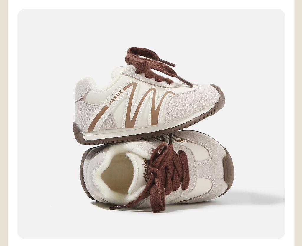 Winter Kids' Velcro Sports Shoes - Soft Sole, Fashionable for Boys & Girls