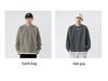 2025 Herbst/Winter Trendiger Schwerer Herren-Kapuzenpullover im Fake-Zweiteiler-Look - Lässig Locker Rundhals Langarm