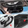 Car Glasses Case Sunglasses Storage Box Car Glasses Box Portable Car Sunglasses Holder Anti-Scratch Auto Visor Eyeglasses Case