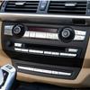 Matte Silver ABS Car Interior Air Conditioner Button Cover For BMW X5 X6 E70 E71