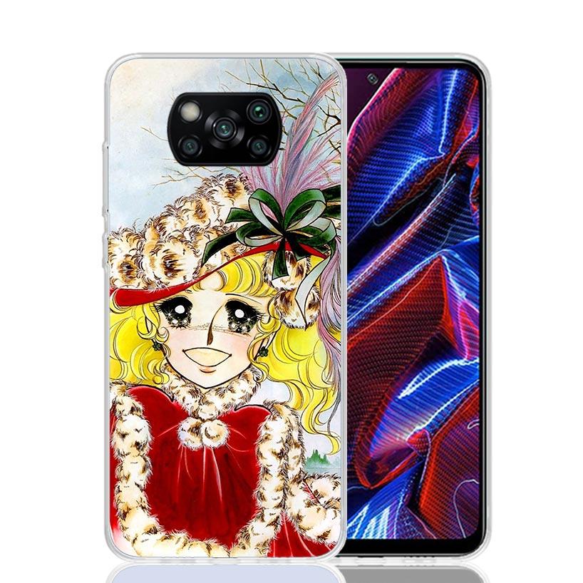 Anime Candy Phone Case For Xiaomi Poco F7 Ultra X7 X6 Pro X5 Redmi 15 15C 13 13C 12 12C 10 10A 10C 9 9A 9C 9T Shell Poco X7 X6 X