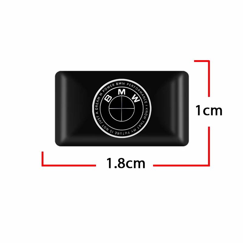 

2025 Hot 10pcs Car logo steering wheel sticker Car Epoxy Sticker For BMW 50th Kith M Sticker X1 X3 X4 X5 X6 X7 e46 e90 f20 e60 e