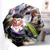 1pc Jujutsu Kaisen Characters Automatic Opening Umbrella - Portable 3-Fold Design with 8-Bone Iron Frame - Outdoor for Fans, Travelers, Daily Use - Pe