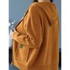 Hooded Cardigan Women's Zip-Up Cardigan for Spring/Fall Transitional Weather, Everyday & Formal Outfits