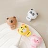 1/4 Pcs Animals Toothbrush Head Cover Clips Capibara Portable Electric Toothbrush Dustproof Head Protector Cap Household Travel