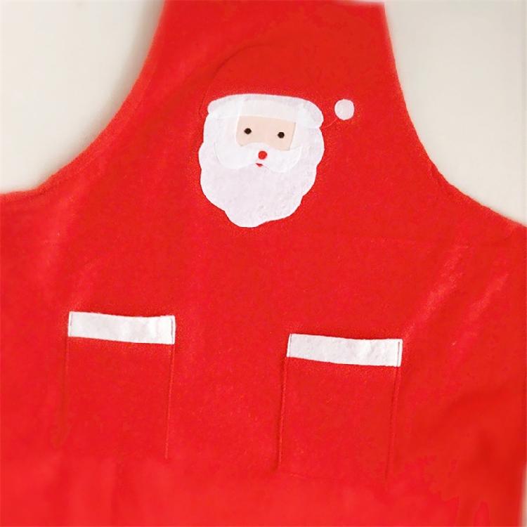 Christmas Apron with 2 Pockets Cooking Aprons Kitchen Apron Waitress Apron Santa Apron for Restaurant