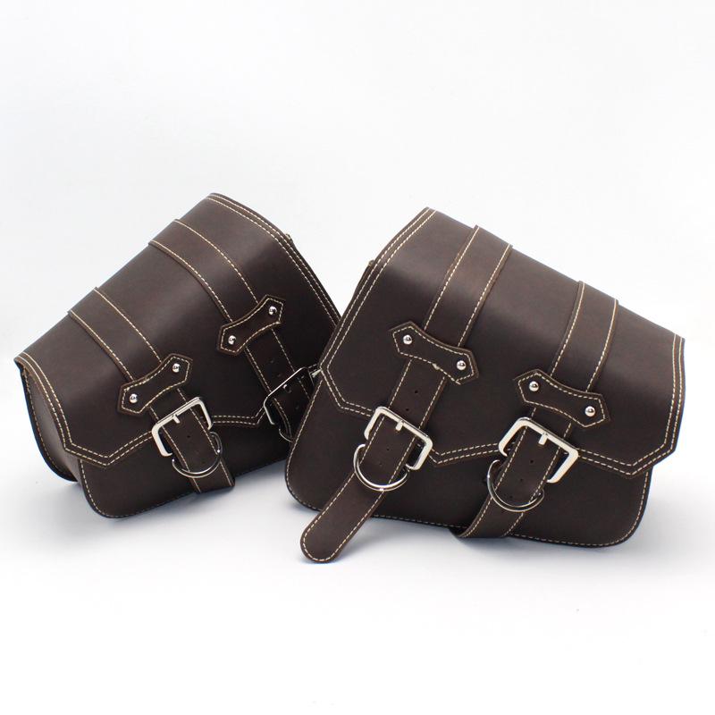 

Harley Motorcycle PU Side Saddlebag - Prince Triangle Tool & Rider Bag 29cm*11cm*24cm