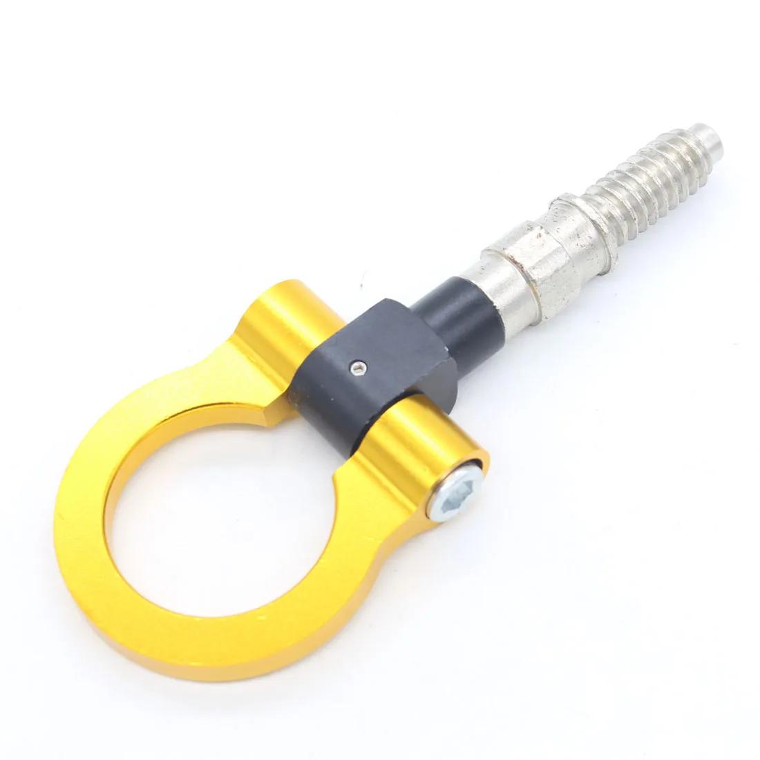 Universal Racing Towing Car  rear Tow Hook Fit For BMW E46 E81 E30 E36 E90 E91 European Car Auto Trailer Ring Car Accessories золотой