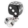 Arenbel Assist Steering Wheel, Car Steering Parts, Dice Shape, Resin, Interior Parts, Black and White