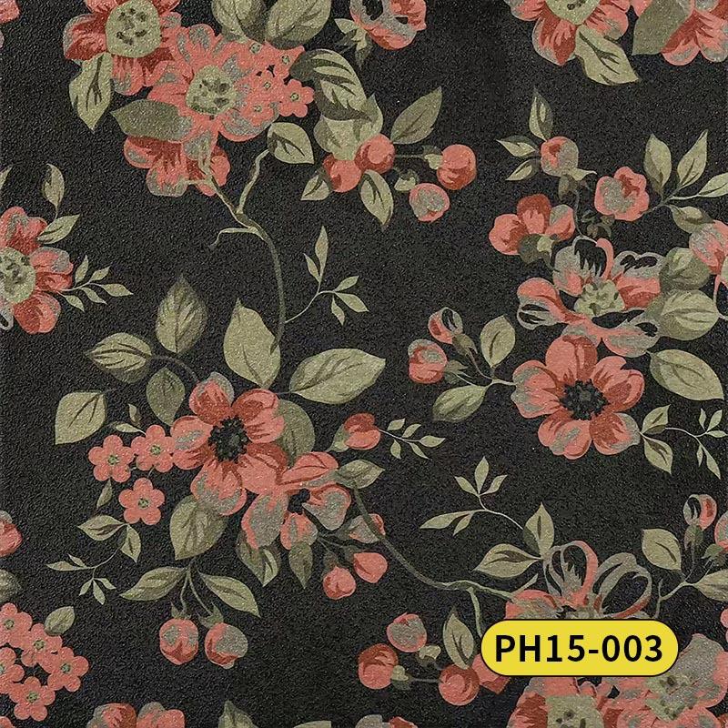 Vintage American Rose Wallpaper Bedroom Furniture Renovation Sticker Color Change Shoe Cabinet Wardrobe Door Sliding Door Transformation Wallpaper