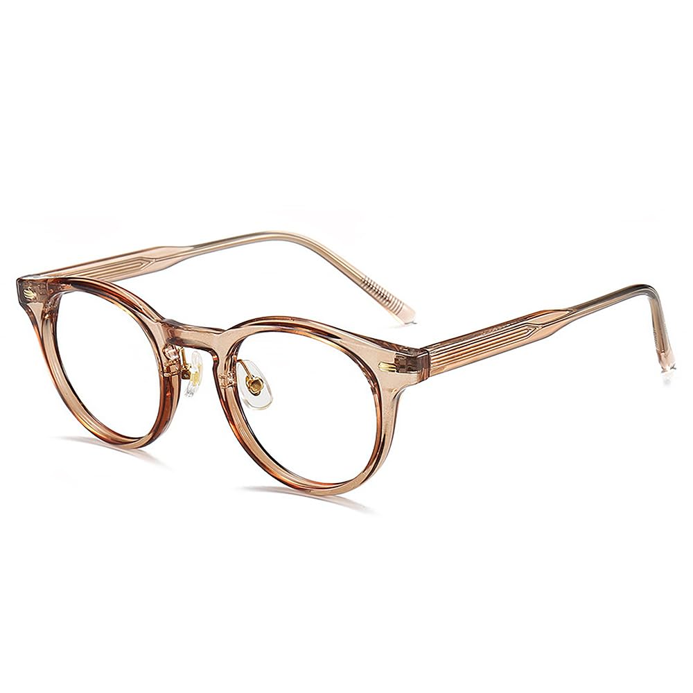 Blue Light Blocking UV Computer Unisex B1129 [FEISEDY] Glasses, Protection, Glasses, Non-Prescription, Ultra-Lightweight, Fashionable,