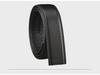 Men's Genuine Leather Reversible Buckle-Free Belt with Automatic Buckle and Lychee Pattern