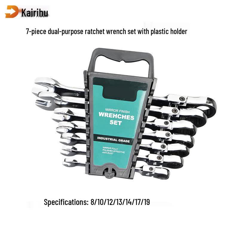 Kairuihu Flexible Head Ratchet Wrench Set