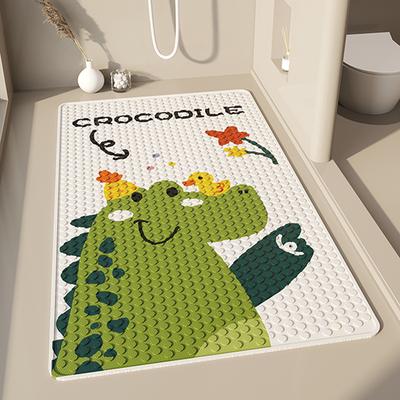 Tappetino Antiscivolo per Bagno Tappetino per Piedi Doccia WC Tappetino per Pavimento WC Bambini Anziani Bagno Impermeabile Anti-Goccia Ventosa in PVC