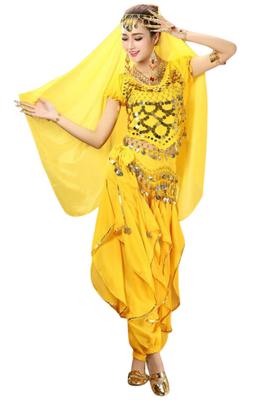Kstyle Cos Halloween Cosplay Aladdin and Jasmine Belly Adult Ethnic Costume One Size Fits Costume, Dance, Set, Dance, Event, After-Party, Party,