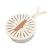 Fruit Vegetable Washing Bowl Thickened Double Layer Multifunctional Draining Bowl with Lid Foldable Handle for Food Storage