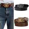 Adjustable Length Waist Belt Durability Leather Belt Sophisticated Unisex Belt for Everyday and Business Attires