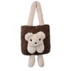 Imitation Lamb Wool Women's Tote Bag New Fashion Simple Shoulder Handbag Imitation Fur Cashmere Shoulder Bag
