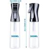 Spray Bottles, 300ML Spray Nebulizer, Continuous Water Vacuum Spray Bottle Hair Spray Bottle For Hairstyling, Plants, Pets, Cleaning