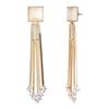 Jewellery for women Crystal Earings Gold Plated Dangler Earrings for Girls and Women