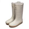 Men's Eco-friendly High-top Rain Boots | Thick-soled, Comfortable Rubber Shoes for Beachcombing, Kitchen, or Fishing