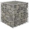 VidaXL Cube Raised Bed Gabion Raised Planter for Flowers Plants Stone Basket Garden Terrace Outdoor Wire 145650