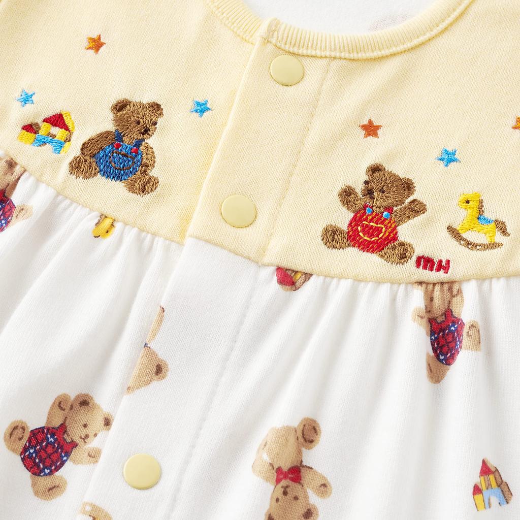 MIKI HOUSE All Coverall Made in for Boys and Preparing for Baby Baby Size Two-Way Romper, Japan, Girls, Newborn, Maternity, Clothes, Clothes, 50-70cm,