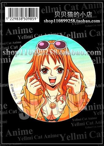 One Piece Anime Anstecker Luffy Zoro Chopper Zubehör Anstecknadel Schlüsselanhänger Spiegel Cosplay Merchandise Piratenkönig Manga Sammlung Geschenk