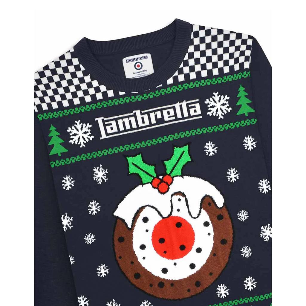 Lambretta Mens AW25 Target Christmas Jumper