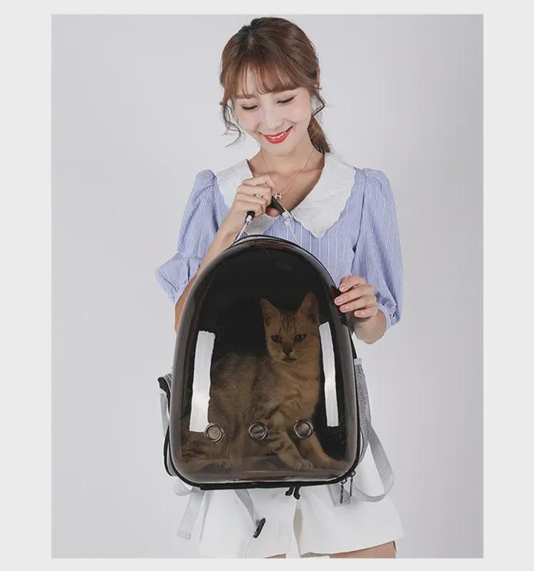 Přenosný průhledný batoh pro kočky a nosič pro domácí mazlíčky