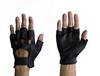 Lezax JOYFIT Driving Gloves, Half-Finger Sheepskin, Black, 08