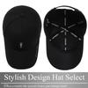 BUZZxSELECTION English Logo Stylish for Sports and CAP124 Men's Cap, Running, (03 Black)