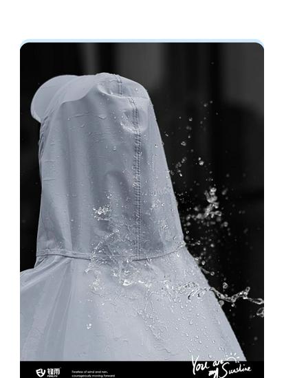 Unisex Electric Car Raincoat: Long, Full-Body, Extra Thick, Waterproof Poncho for Motorcycle Use