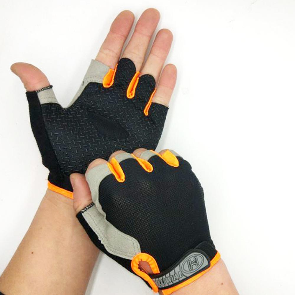 Summer mesh bicycle half finger outdoor sports cycling gloves breathable non-slip sun protection men's and women's models