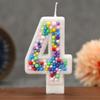 0-9 Number Birthday Candles for Celebrations - Creative Small Ball Design
