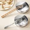 Stainless Steel Spoon Holder Kitchen Utensil Rest with Weighted Base Self Standing Countertop Spoon Tray Heat Resistant Cooking Spoon Rest for