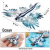 Ocean Crab Simulation Toy Set: Includes Hermit, Swimming, and Three-Spot Plastic Models