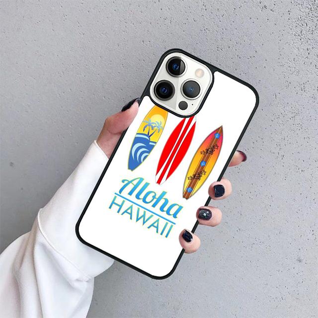Surfing Hawaii Paradise Coque Shell For iPhone 17 Air 15 16 14 13 12 Pro Max 11 Pro Max Plus Phone Case Cover