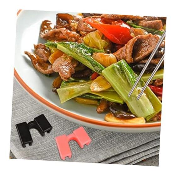 Yardwe 10pcs Reusable Plastic Chopstick Helpers with Hinged Connectors Training Chopsticks for Adults Kids Beginners Chopstick Holding Corrector Tool