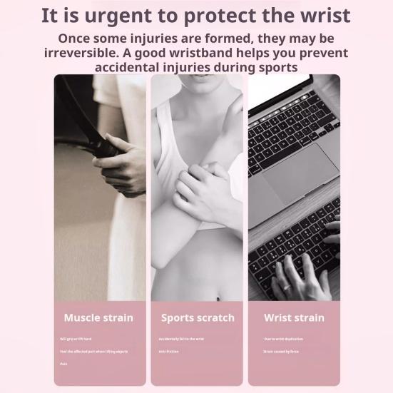 Fascia da polso sportiva ultra sottile Supporto per tunnel carpale Sollievo dal dolore Artrite Tendinite Tutore per polso Mano destra e sinistra Compressione Fasce elastiche per polso