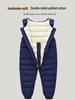 2026 Winter Unisex Baby Overalls, Down Cotton Fleece Lined, Thickened Open Crotch One-Piece Pants