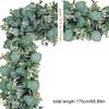 175CM Artificial Eucalyptus Leaves Simulation Garland Greening Hanging Fake Plants 17cm Lush Leaves Vines Home Wedding Decor