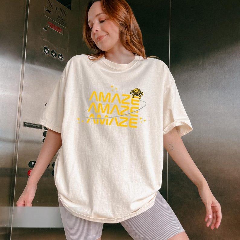 2026 Summer Fashion Trendy Tee Amaze Amaze Amaze T-shirt, Project Hail Mary Rocky Shirt, Book Lovers Gift, Scifi Reader Gift, Space Shirt, Alien Shirt