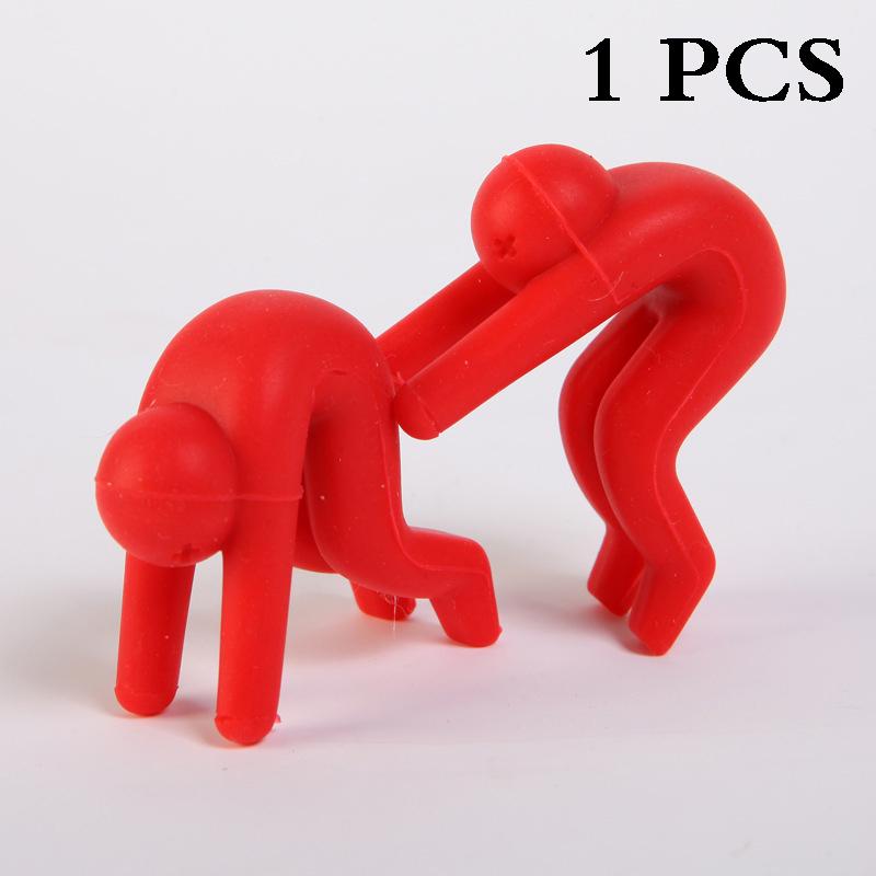 

Багатофункціональний тримач, пристрій, що запобігає переповненню, що запобігає підйому кришки з силіконовим тримачем для горщика для супу червоний