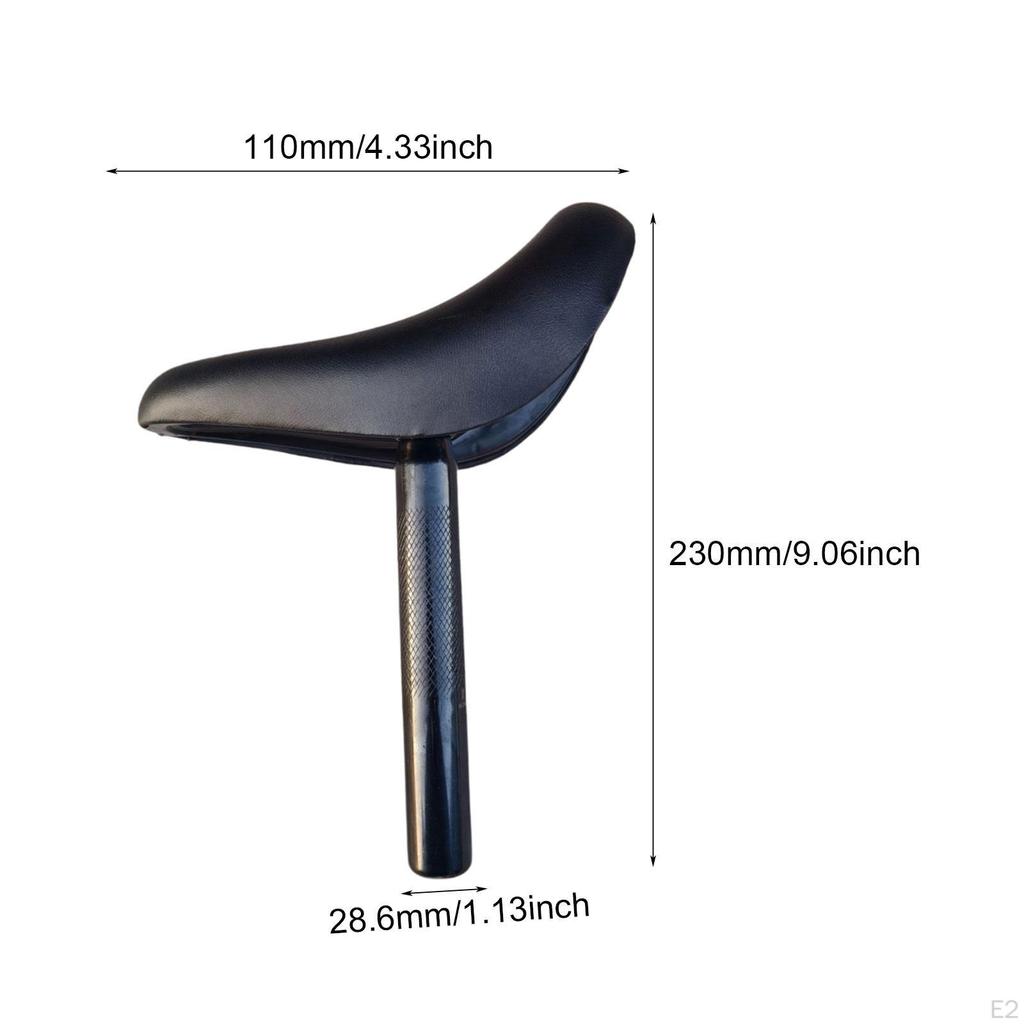 Selle pour enfants avec tige de selle, remplacement de siège pour enfants, accessoires de cyclisme, vélo pour